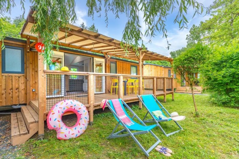 Hotel Le Camping Grand Cerf Gimouille Esterno foto