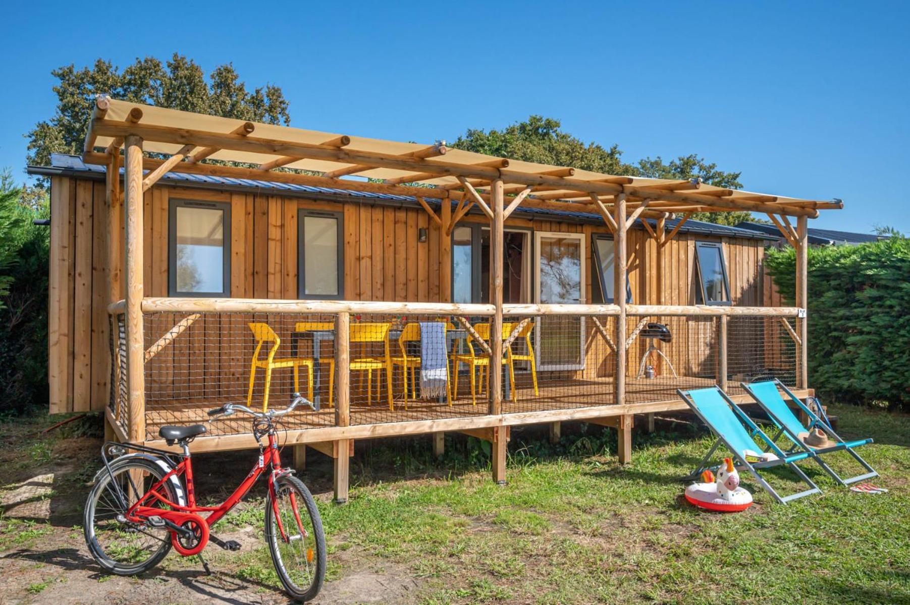 Hotel Le Camping Grand Cerf Gimouille Esterno foto